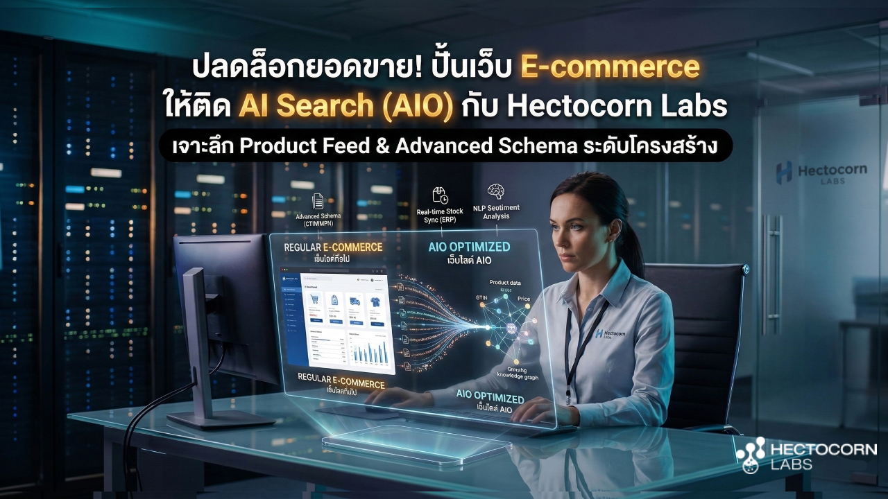 เพิ่มยอดขาย เว็บ E-commerce ให้ติด AI Search (AIO)