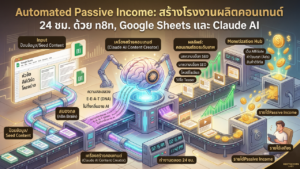 Automated Passive Income: สร้างโรงงานผลิตคอนเทนต์ 24 ชม. ด้วย n8n, Google Sheets และ Claude AI