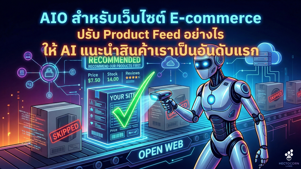 เตรียมเว็บไซต์ E-commerce ให้พร้อมรับมือ AI Shopping Agent
