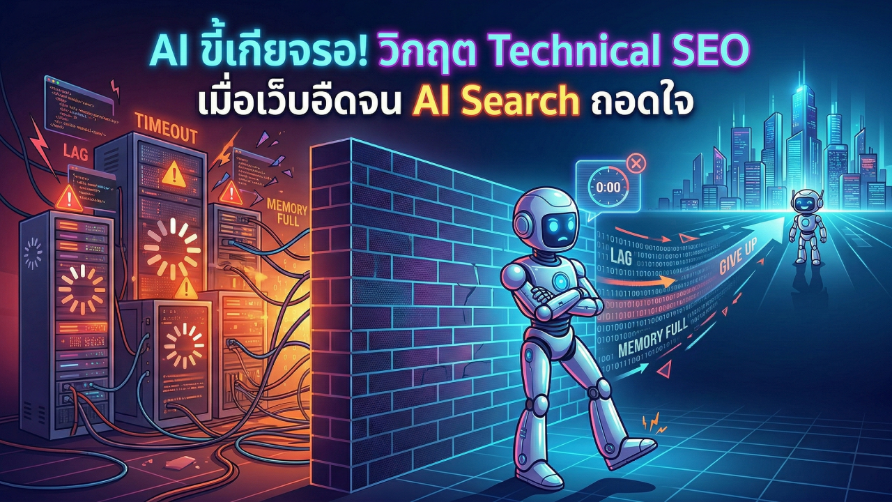 Technical SEO สำหรับ AI SEO และวิธีเพิ่ม ความเร็วเว็บไซต์